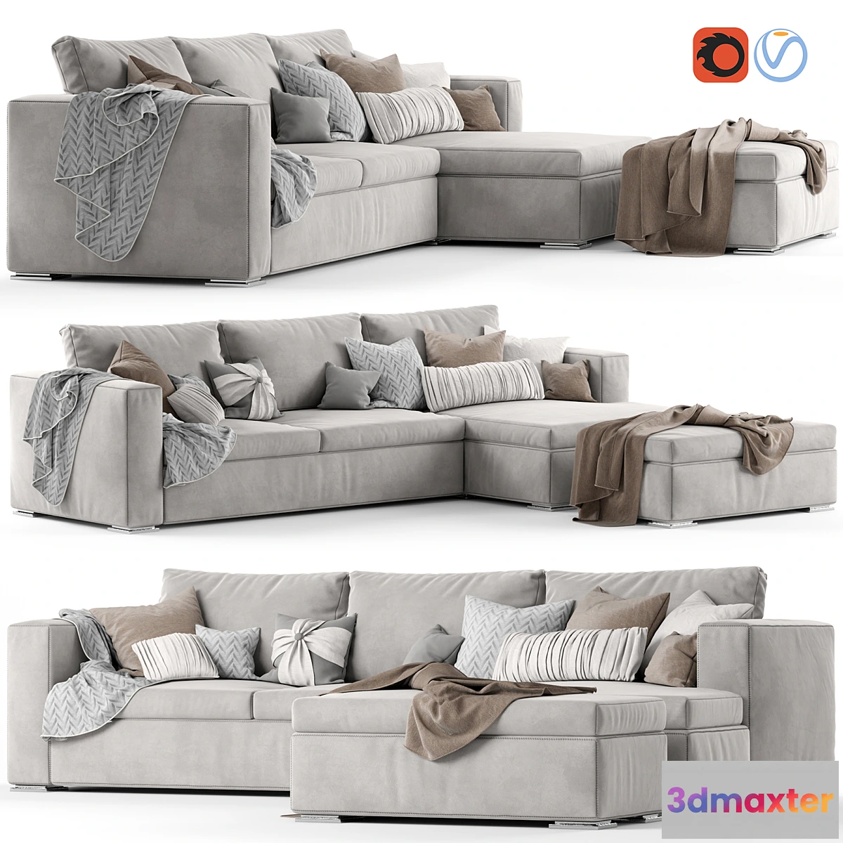 1313659 - Corner sofa Vario 3D Max