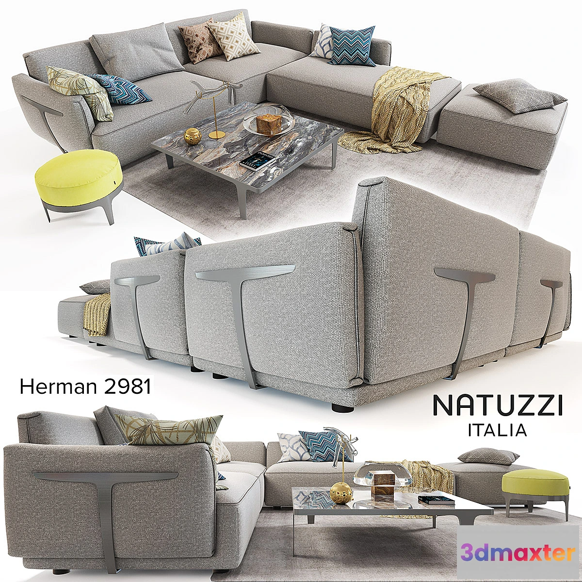 1314383 - Natuzzi (Herman 2981) 3D Max
