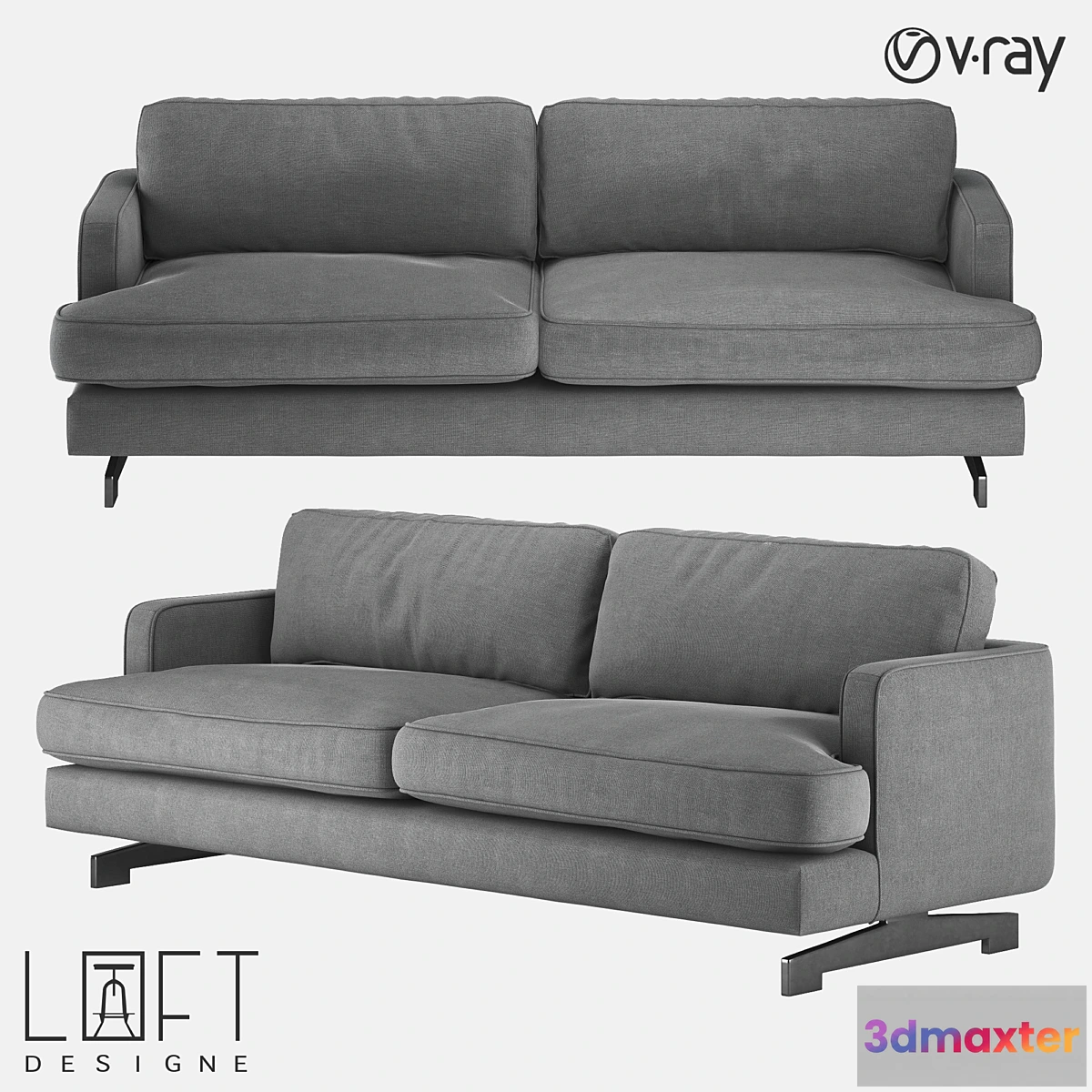 1314502 - Sofa LoftDesigne 2961 model 3D Max