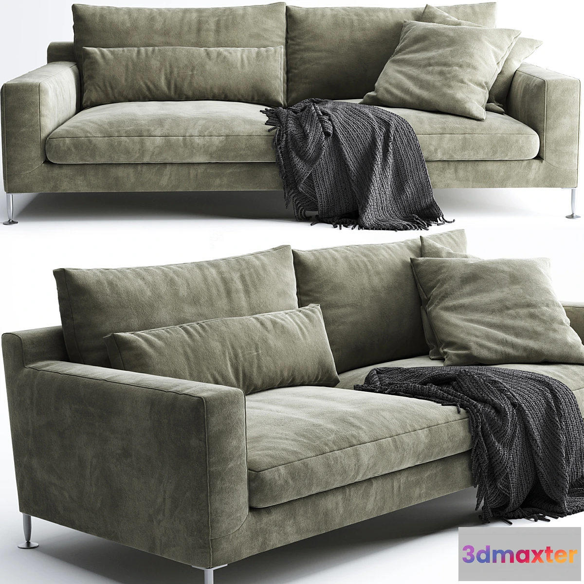 1314718 - B&B Italia Harry Sofa 3D Max