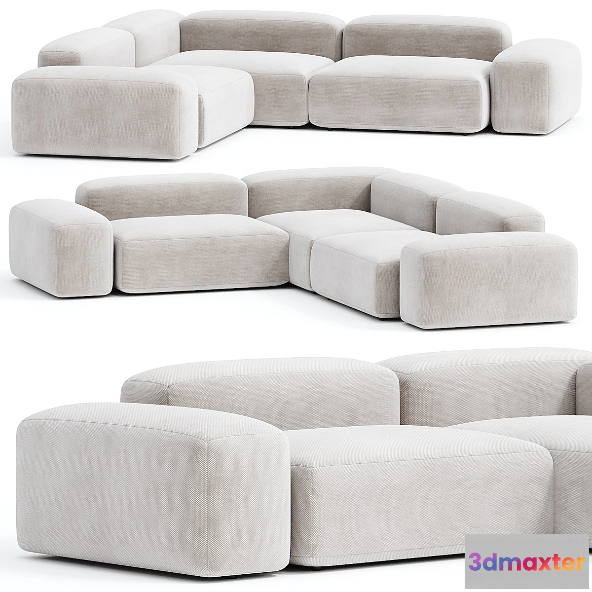 1315159 - PLUS  Corner sofa By Lapalma 3D Max