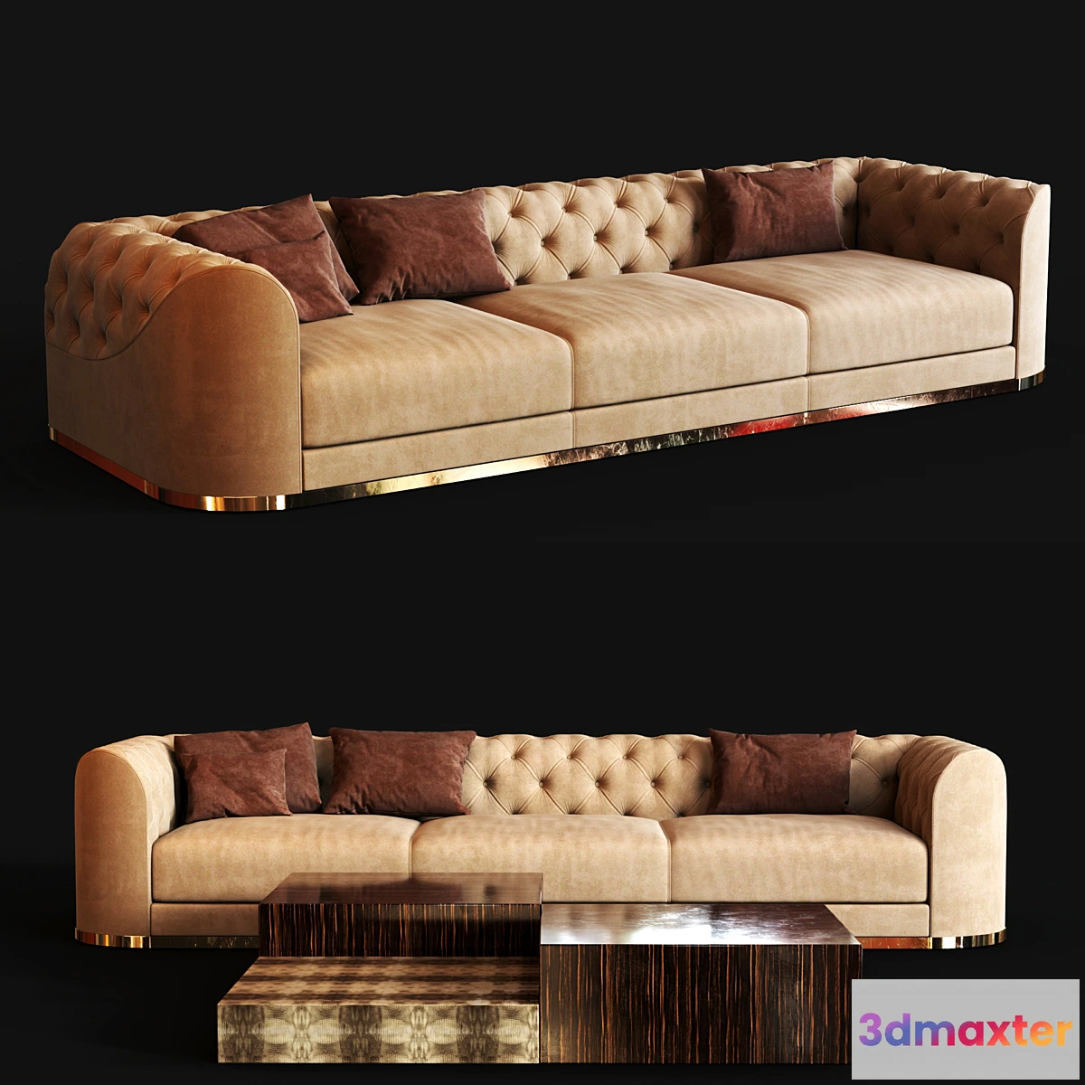 1315223 - Longhi Loveluxe Milton 3D Max