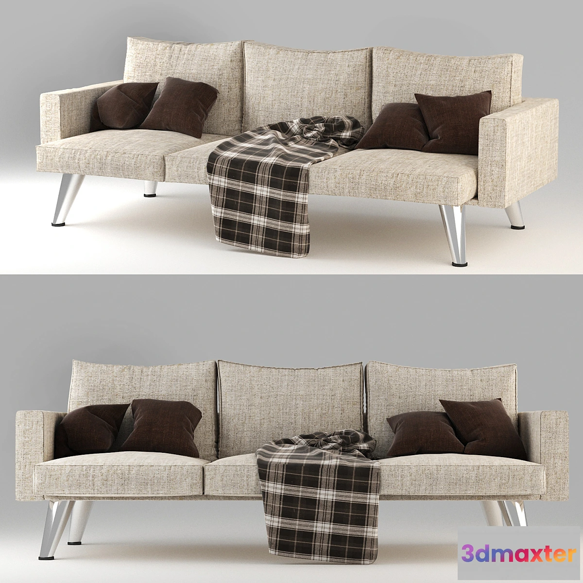 1315914 - Fabric sofa 3D Max