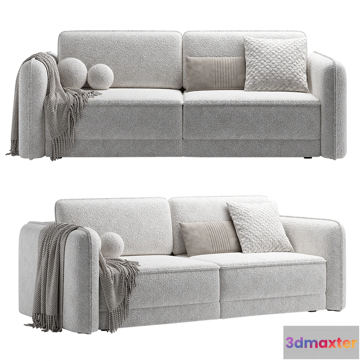 1315970 - Sofa Marley straight Dantone Home 3D Max