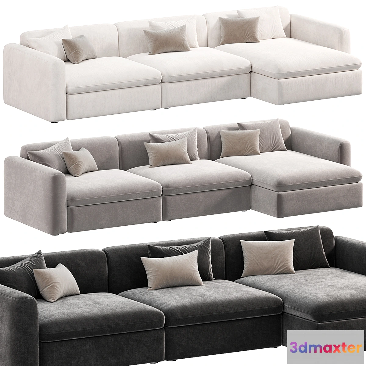 1316843 - BOTERO SOFA by Casamilano 3 sofas - No.2 3D Max