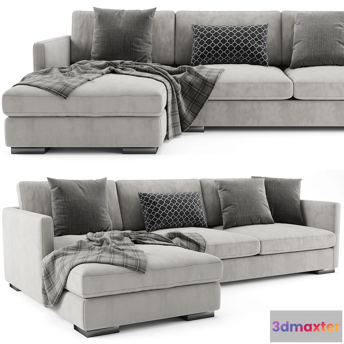 1317579 - Meridiani Belmon Chaise Longue 3D Max