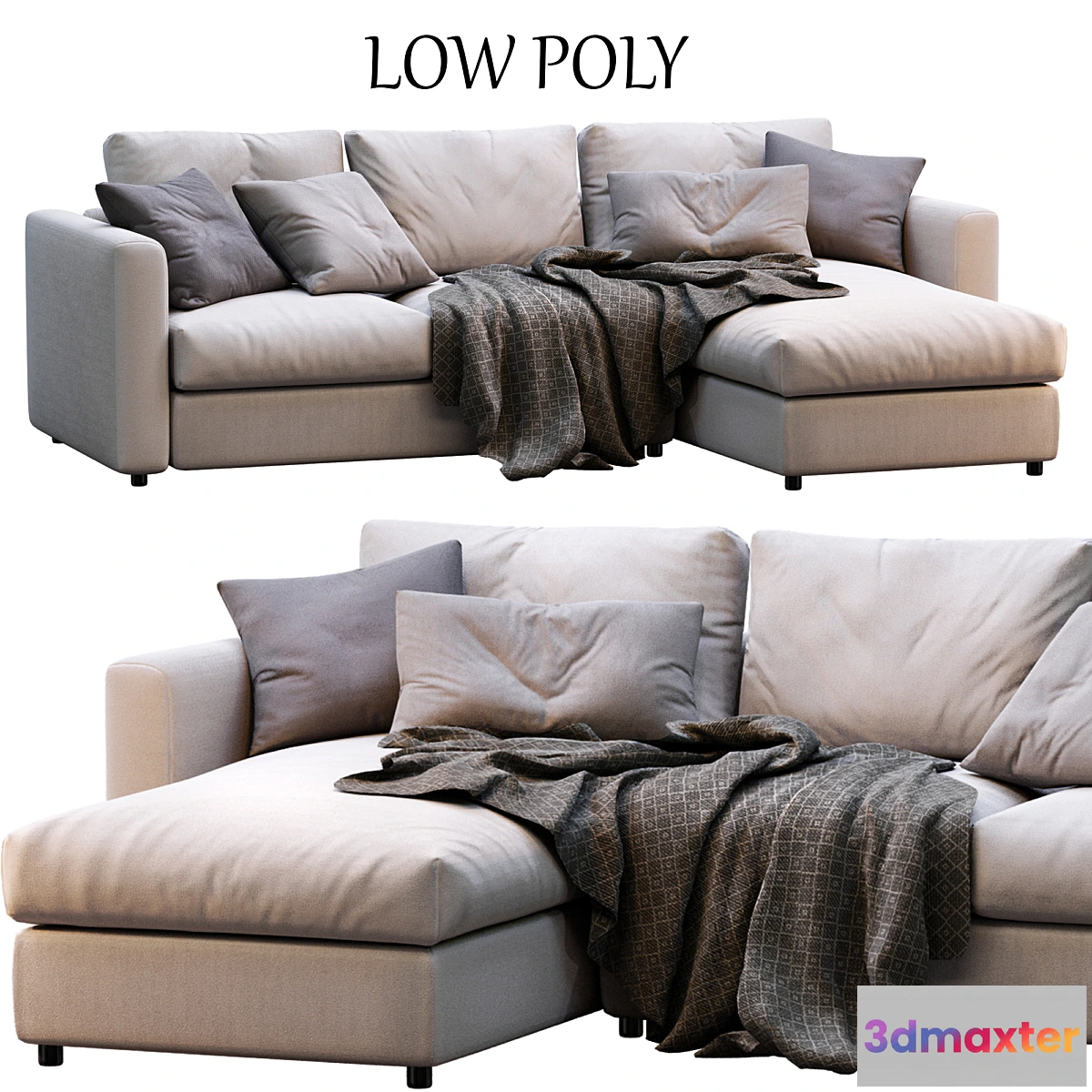 1318149 - Sofa Vimle By Ikea 4 3D Max