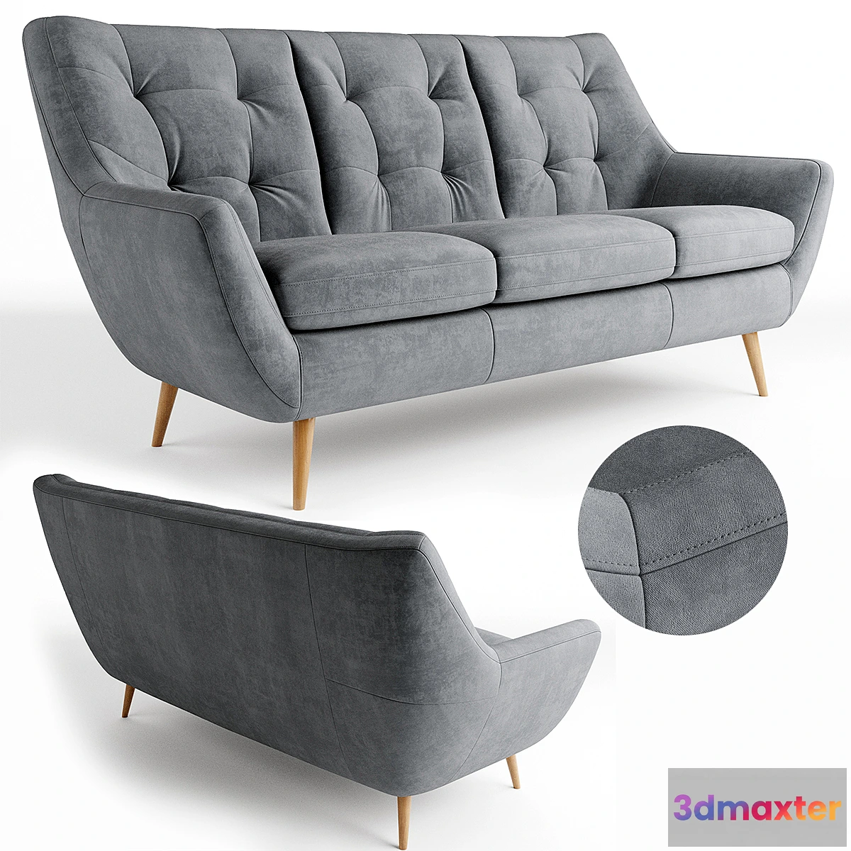 1318197 - Skandi Sofa 3D Max