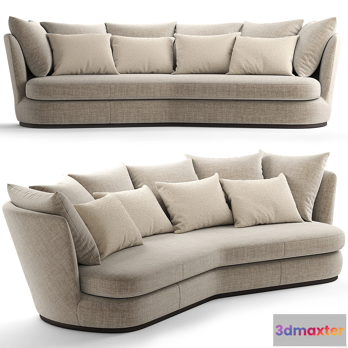 1318965 - Sofa Maxalto APOLLO - No.3 3D Max