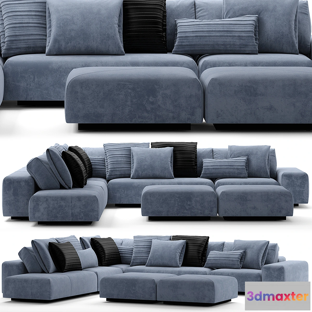 1319107 - Sofa BAXTER MONSIEUR MODULAR 3D Max