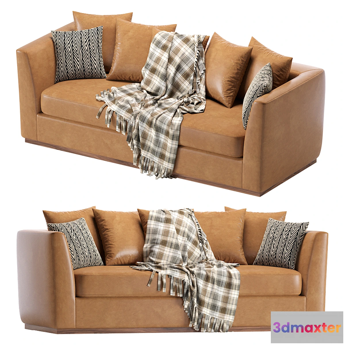 1319596 - Sofa Taylor Leather Eichholtz 3D Max