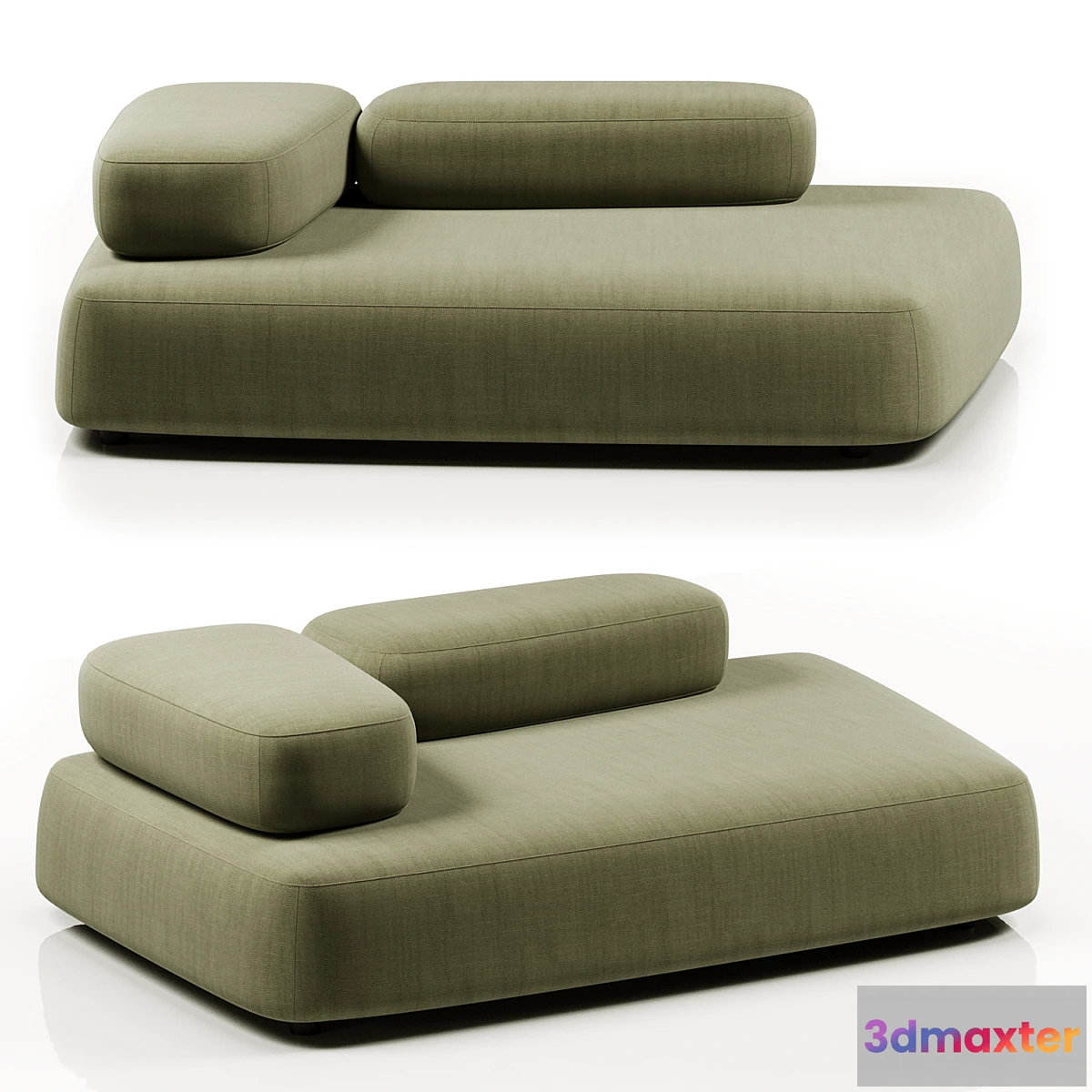 1319754 - Bubble Rock sofa by Living Divani 3D Max