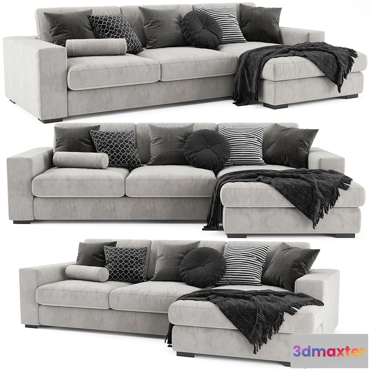 1319790 - Boconcept cenova chaise longue 3 3D Max