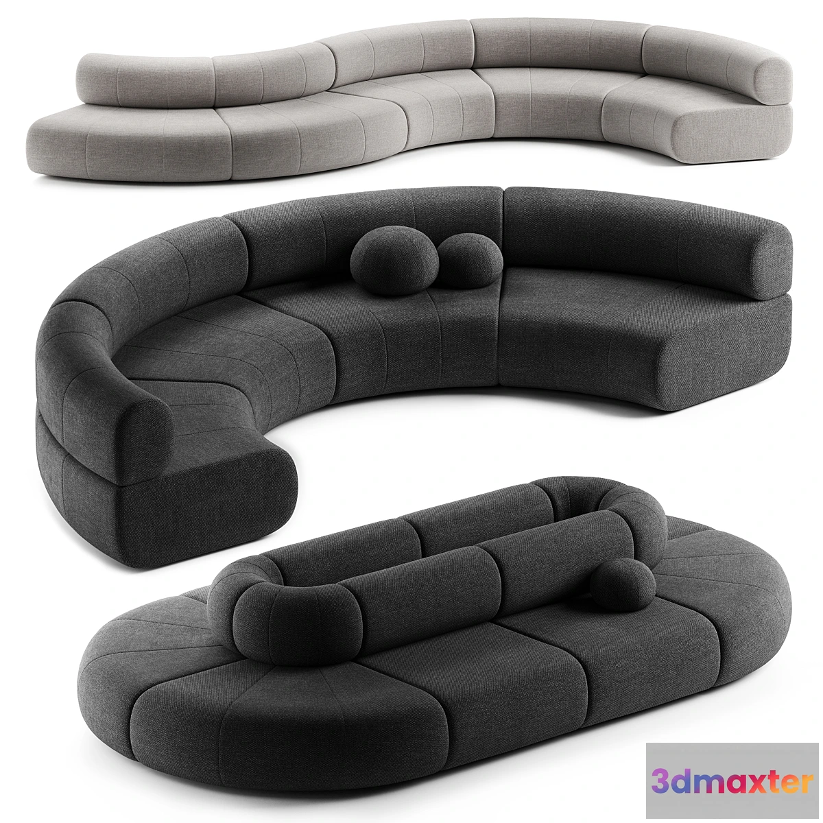 1319937 - Track Artifort sofa - No.2 3D Max