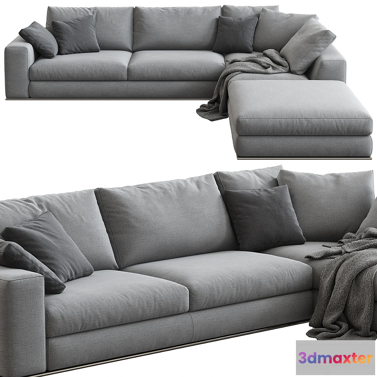 1321268 - Minotti _ Hamilton Corner Sofa 3D Max