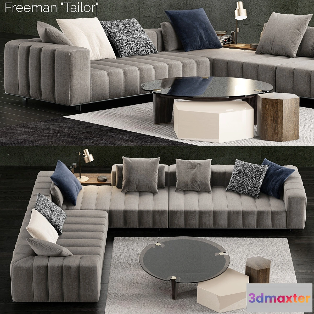 1321474 - Minotti Freeman Tailor Sofa 2 3D Max