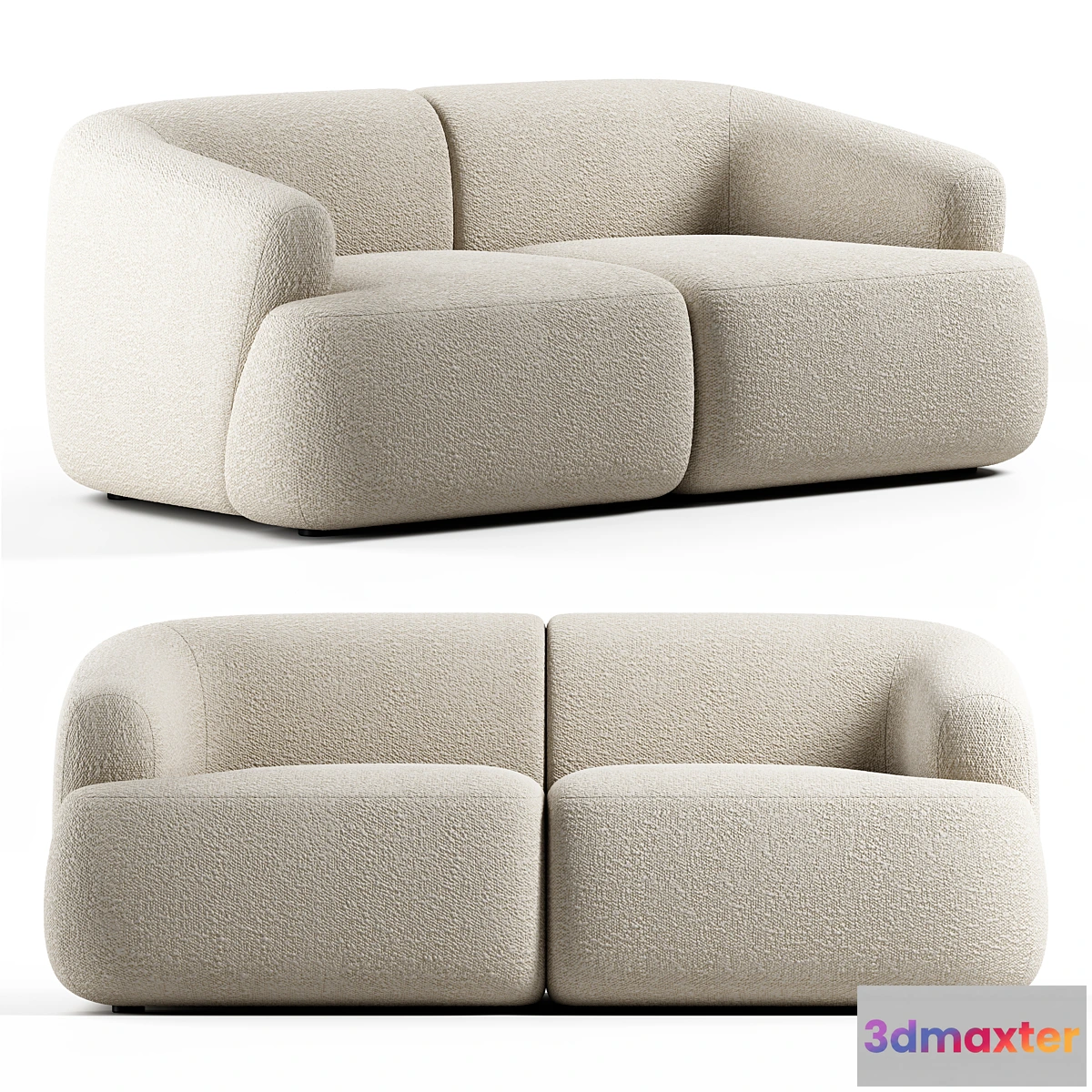 1321774 - Westwing - Sofia 2 Seater Sofa 3D Max