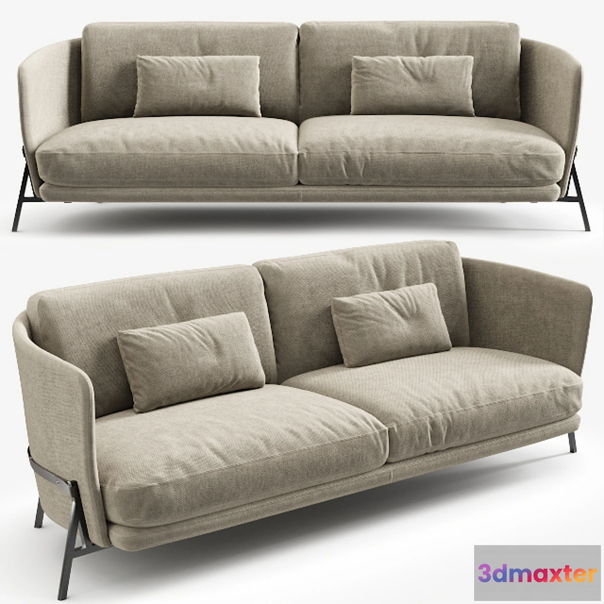 1321813 - Arflex CRADLE sofa 3D Max