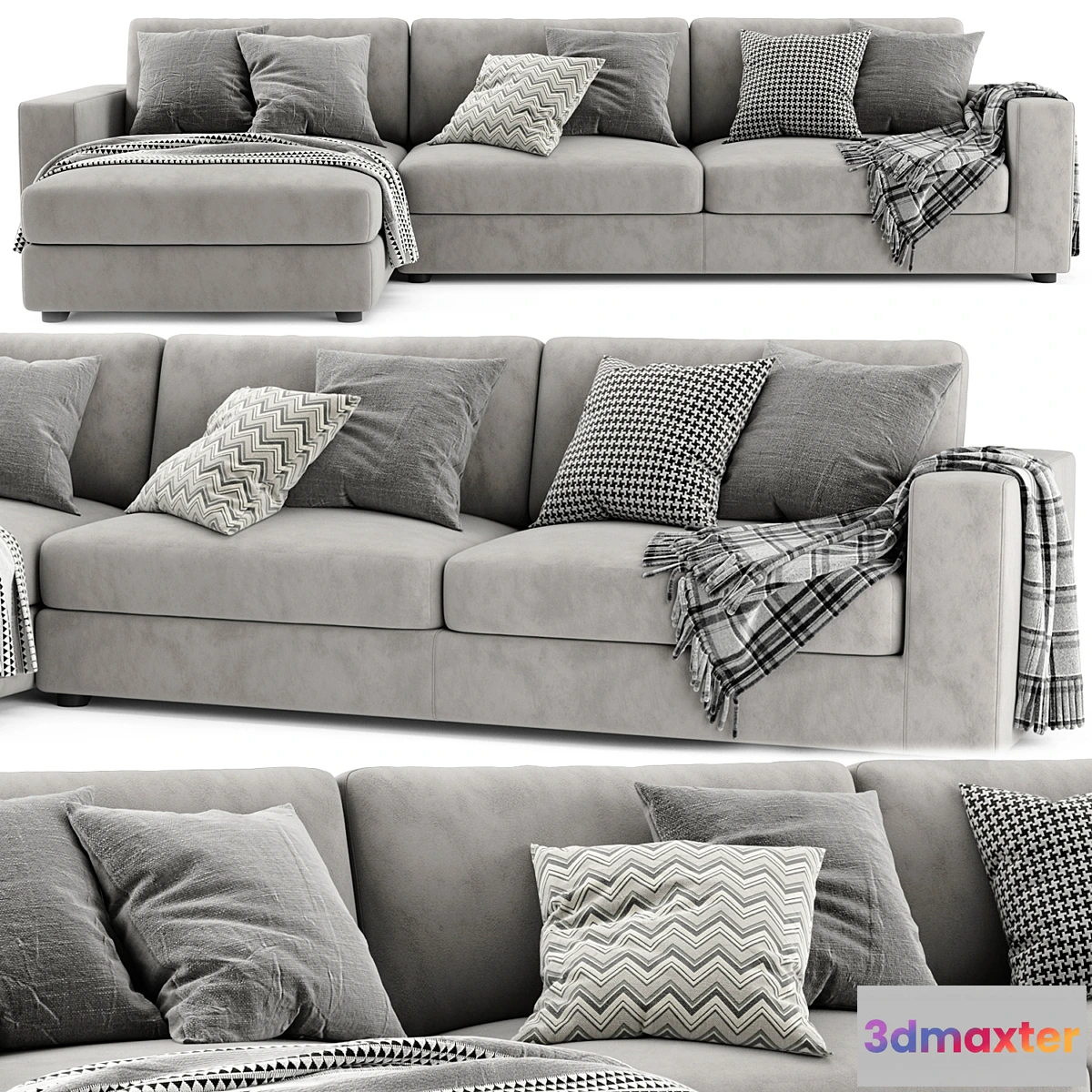 1322418 - Bonaldo Hiro Chaise Longue Sofa 3D Max