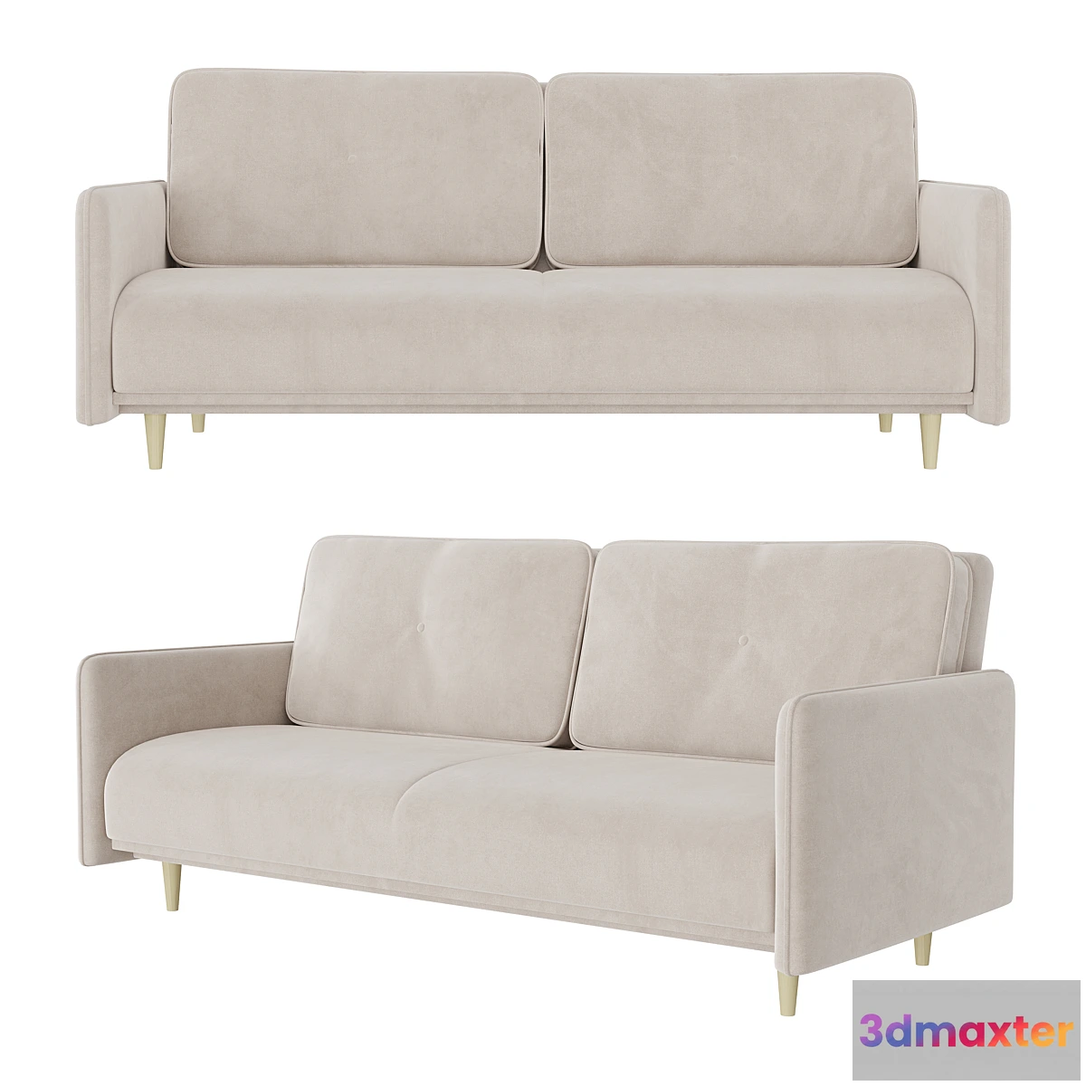 1322462 - Lazurit sofa bed Bloomber 3D Max