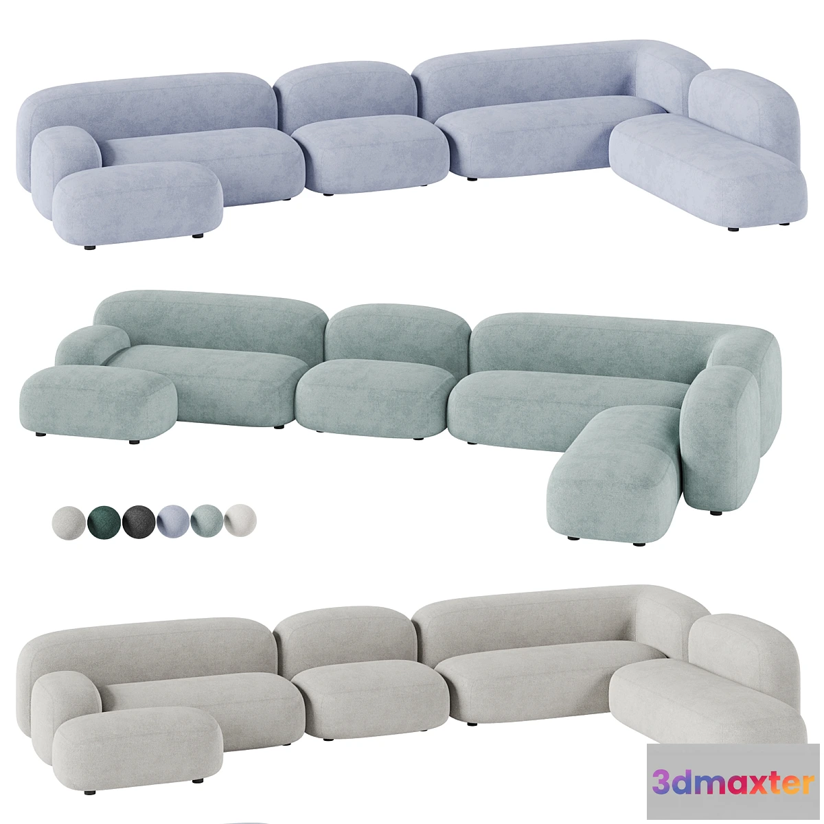 1323494 - DIVAN.RU modular sofa Ribble 3D Max