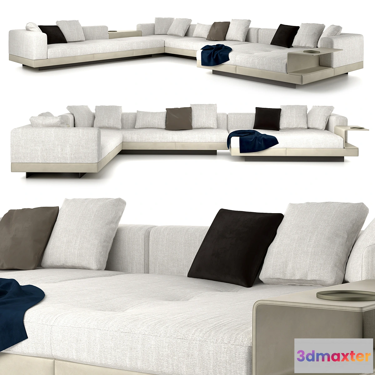 1325976 - Minotti Connery modular sofa 3D Max