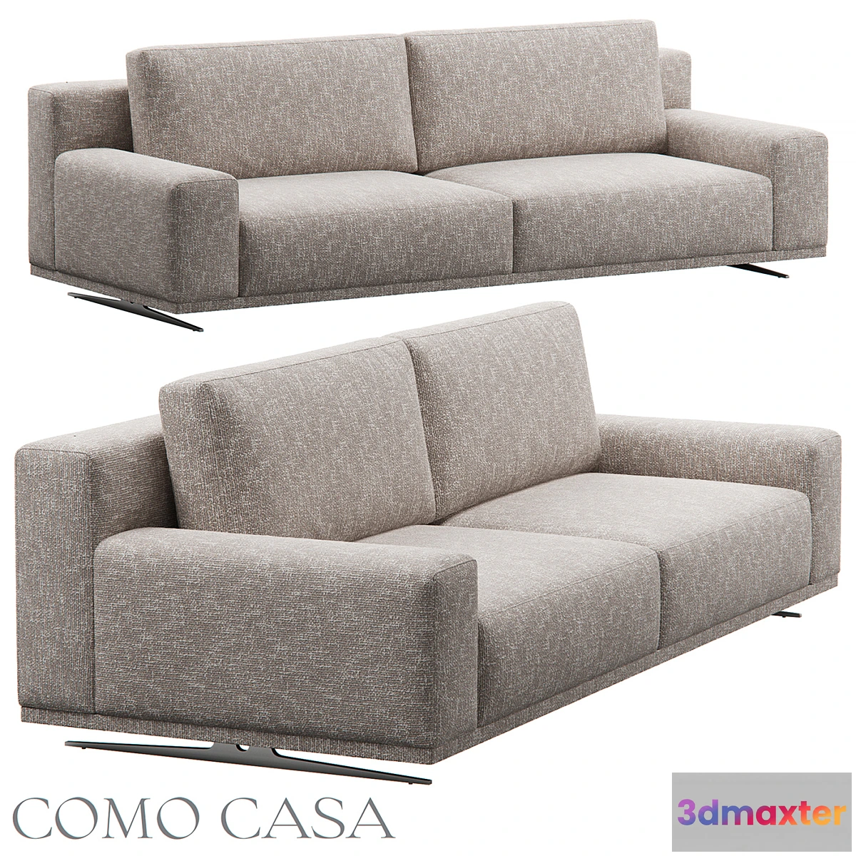 1326009 - Lana 2 sections sofa from Como Casa 3D Max