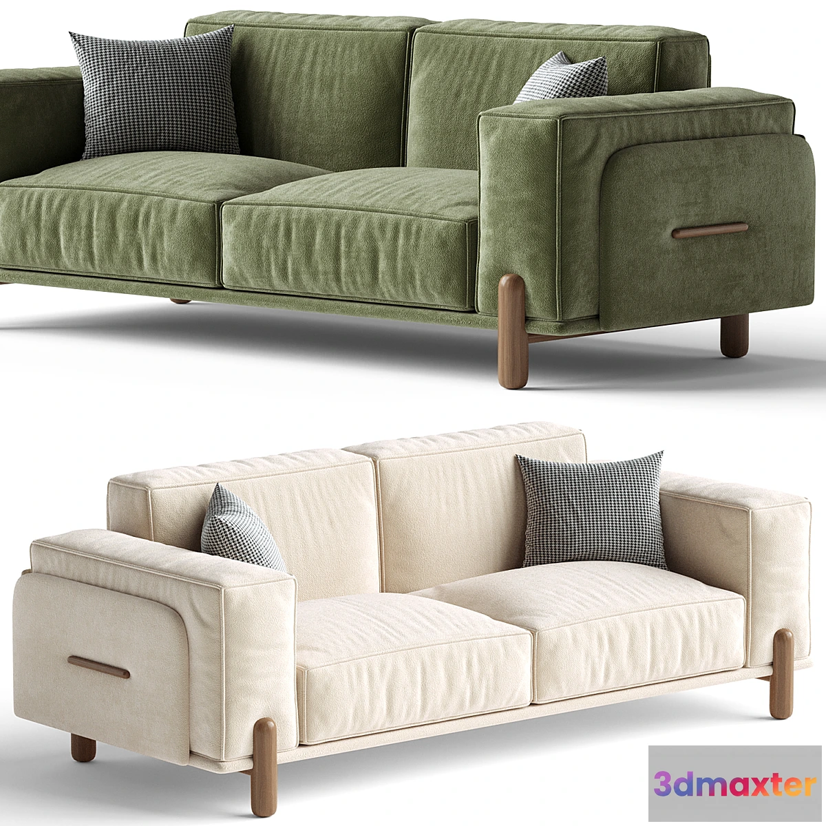 1326542 - Upholstered Loveseat - No.2 3D Max