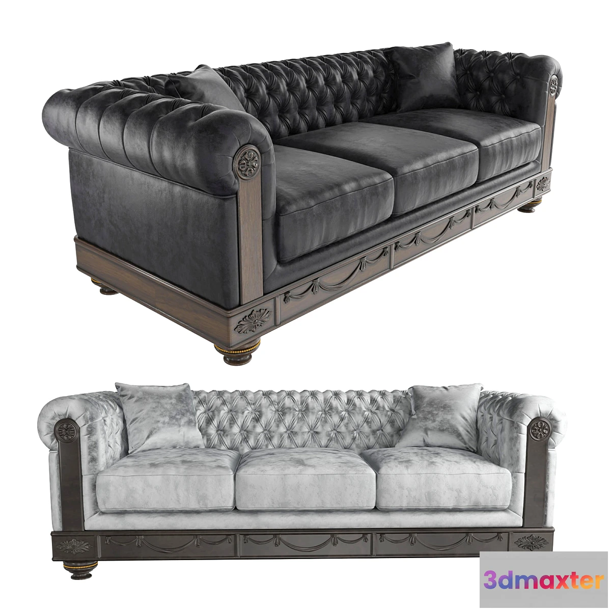 1327186 - Sofa Сhesterfield 3D Max