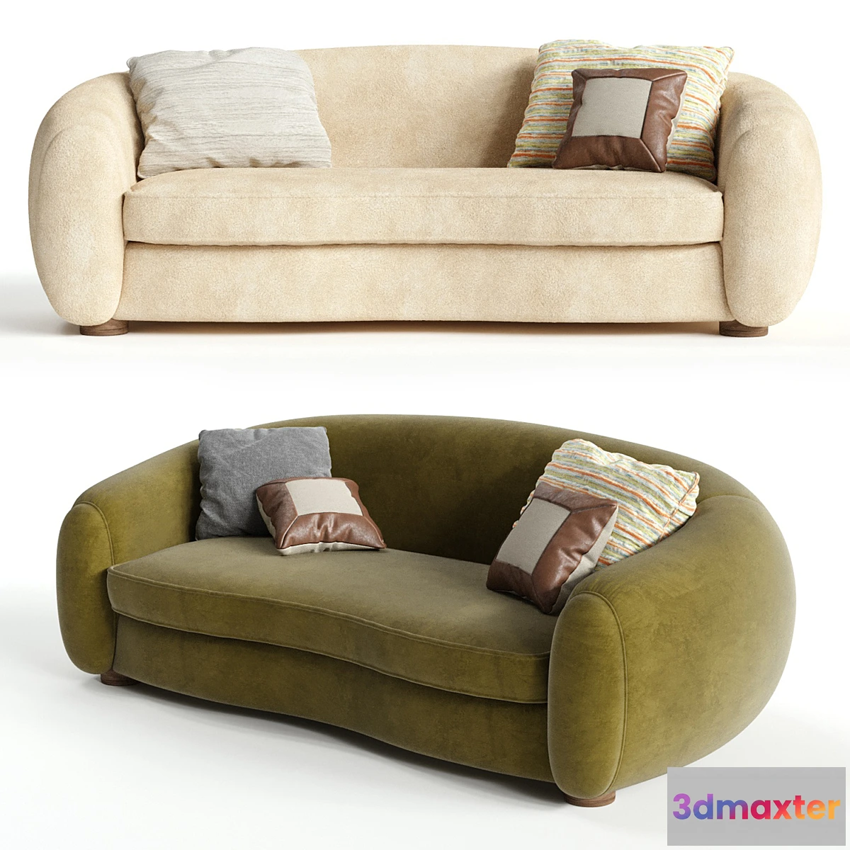 1327539 - Jean Royer OURS POLAIRE SOFA 3D Max