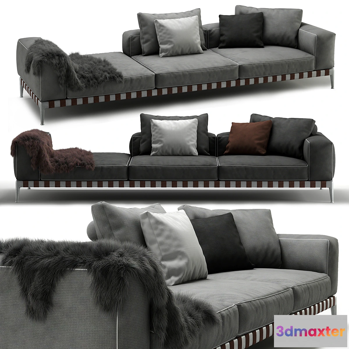 1327592 - flexform GREGORY sofa - 02 3D Max