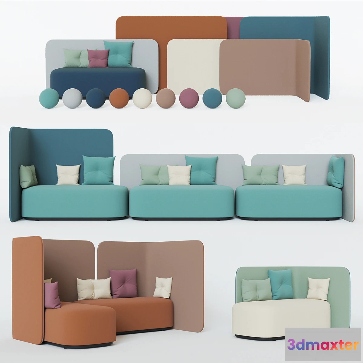 1327664 - Sofa Martela PODLOUNGE 3D Max
