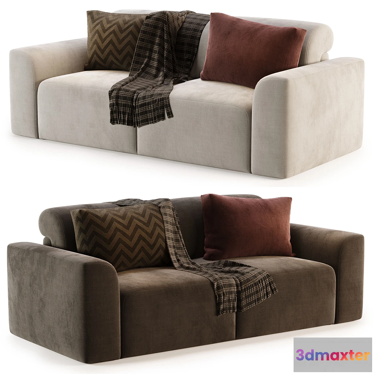 1329481 - Corner Sofa Baivin Soft Light by Divan - No.2 3D Max