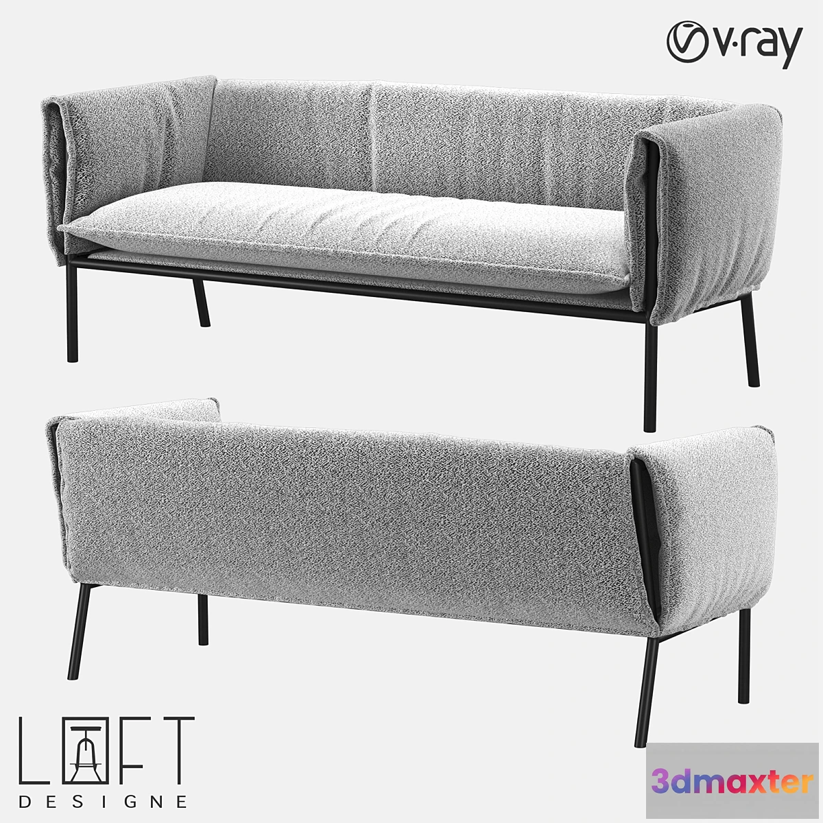 1330275 - SOFA LoftDesigne 2968 model 3D Max