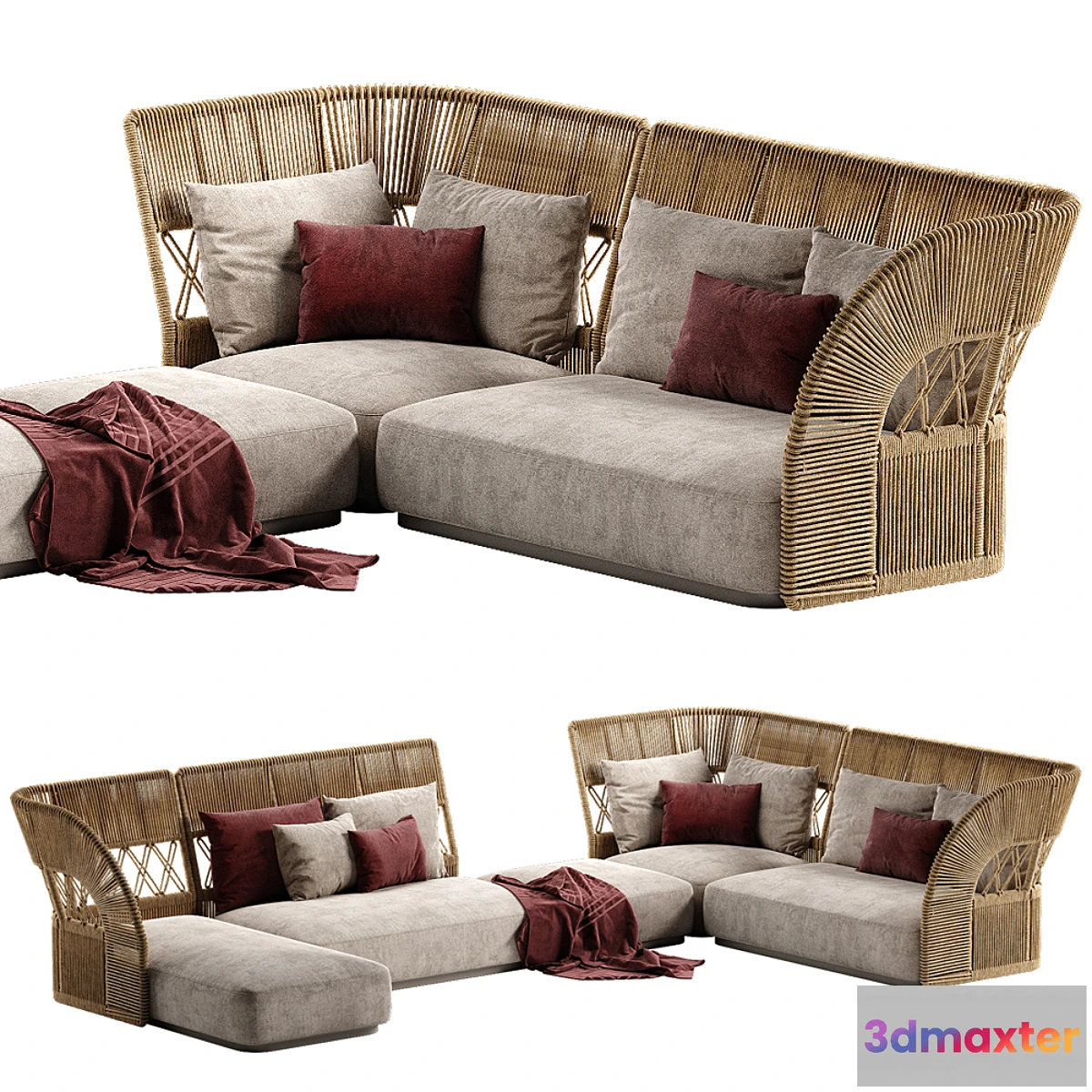 1331443 - Talenti Cliff Deco sofa 2 3D Max