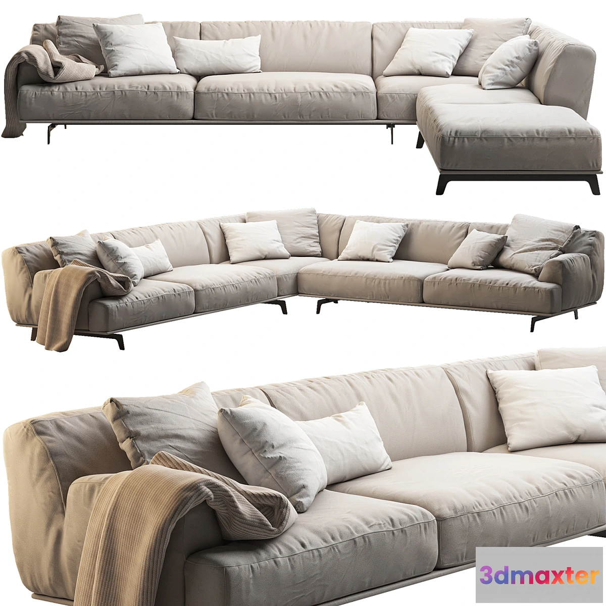 1331722 - Poliform Tribeca 3 3D Max