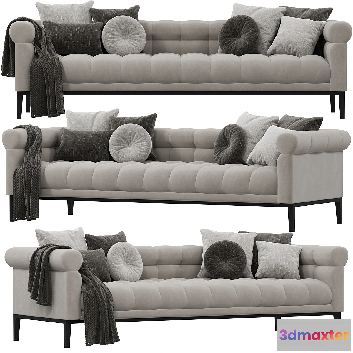 1332290 - Sofa Eichholtz Aurelio 3D Max