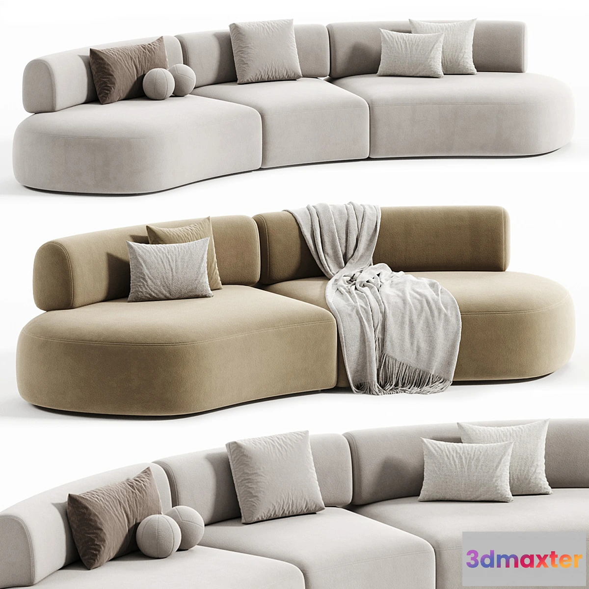 1334855 - Bon Bon sofa - No.2 3D Max