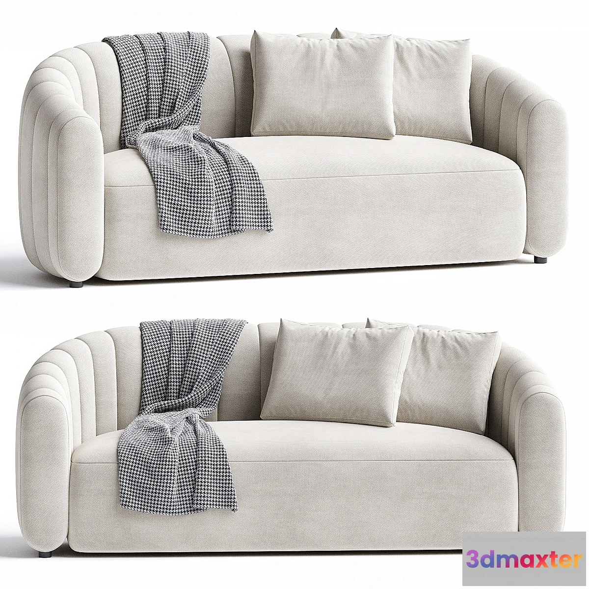 1335337 - FITZ LOVESEAT WOOLY SAND - No.2 3D Max