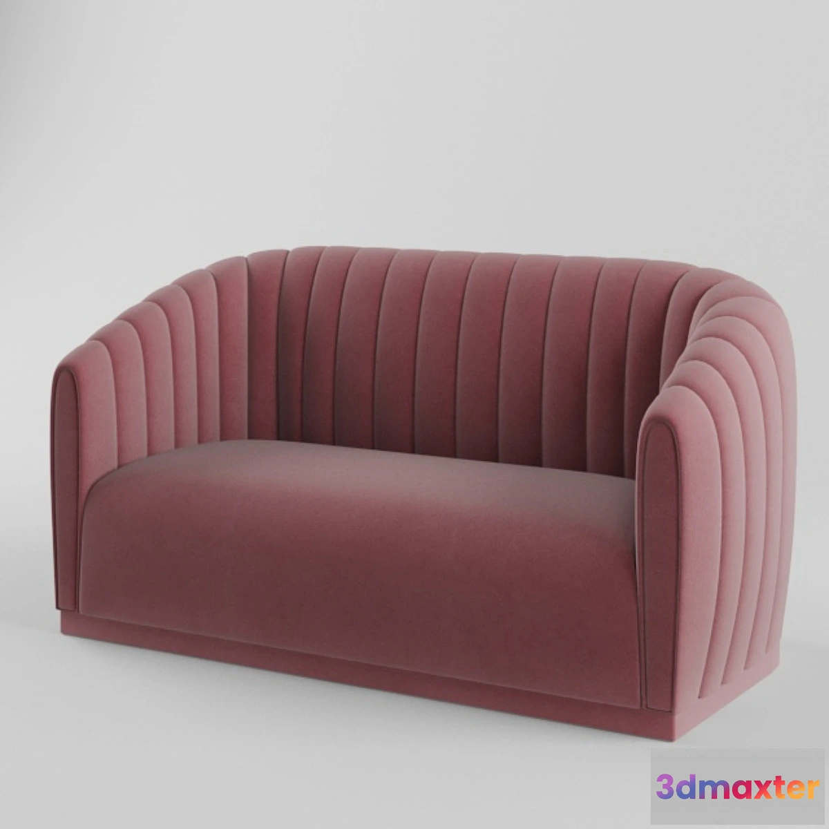 1335705 - Arno Blush Velvet Sofa 3D Max