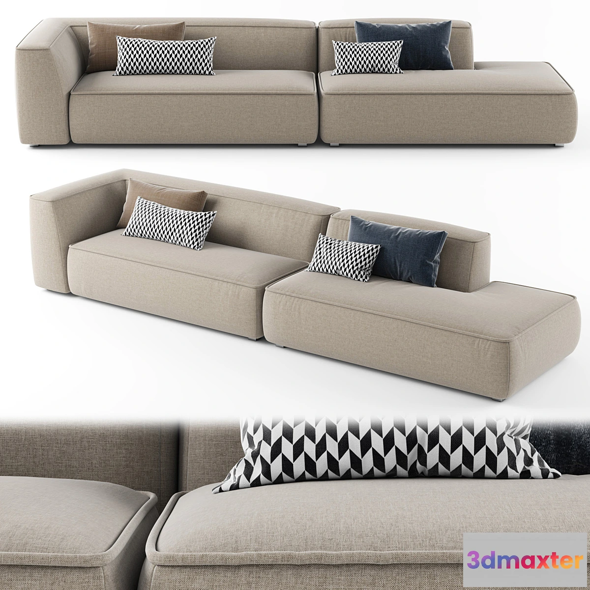 1336611 - Lema CLOUD Sectional sofa_05 3D Max
