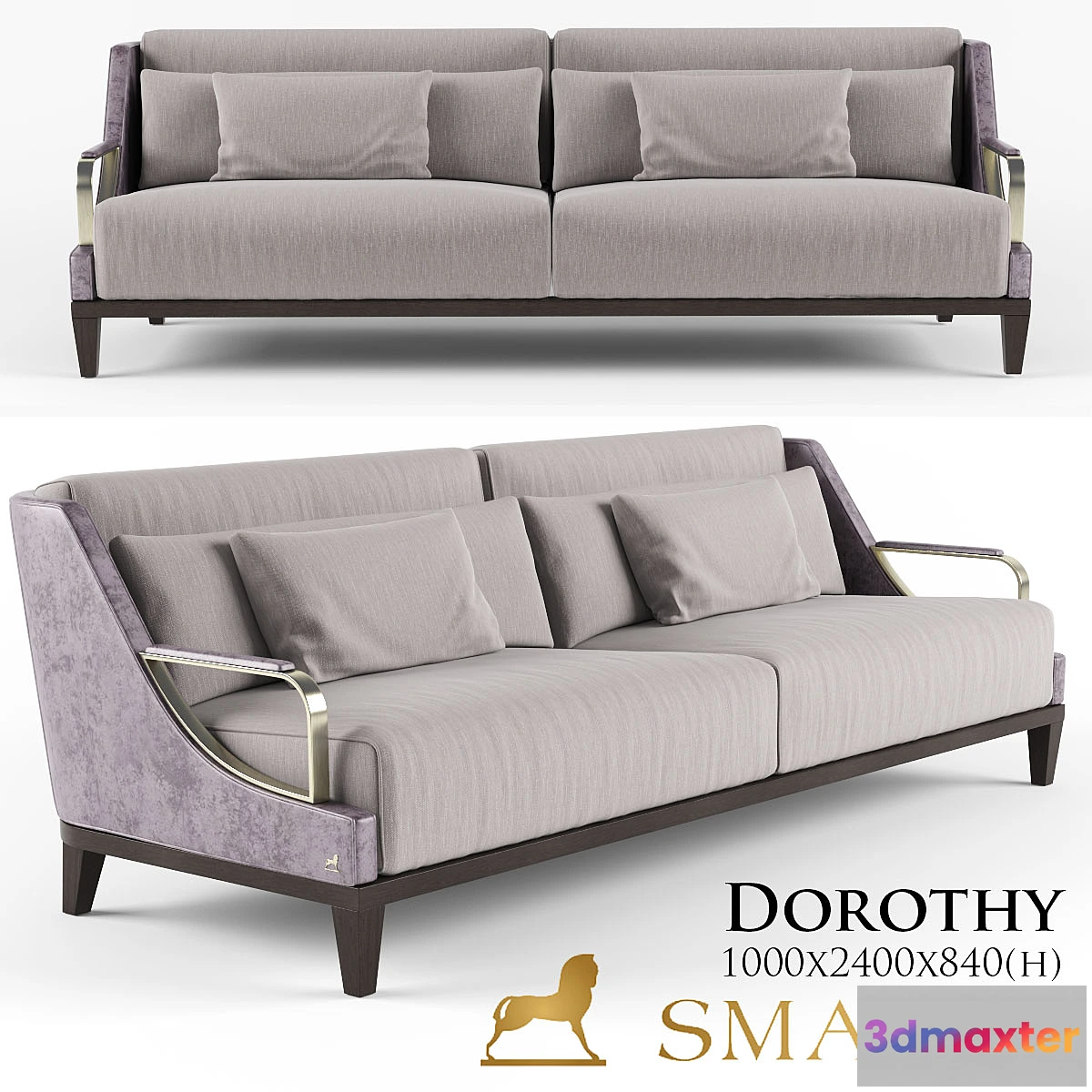 1337098 - Smania dorothy sofa 3D Max