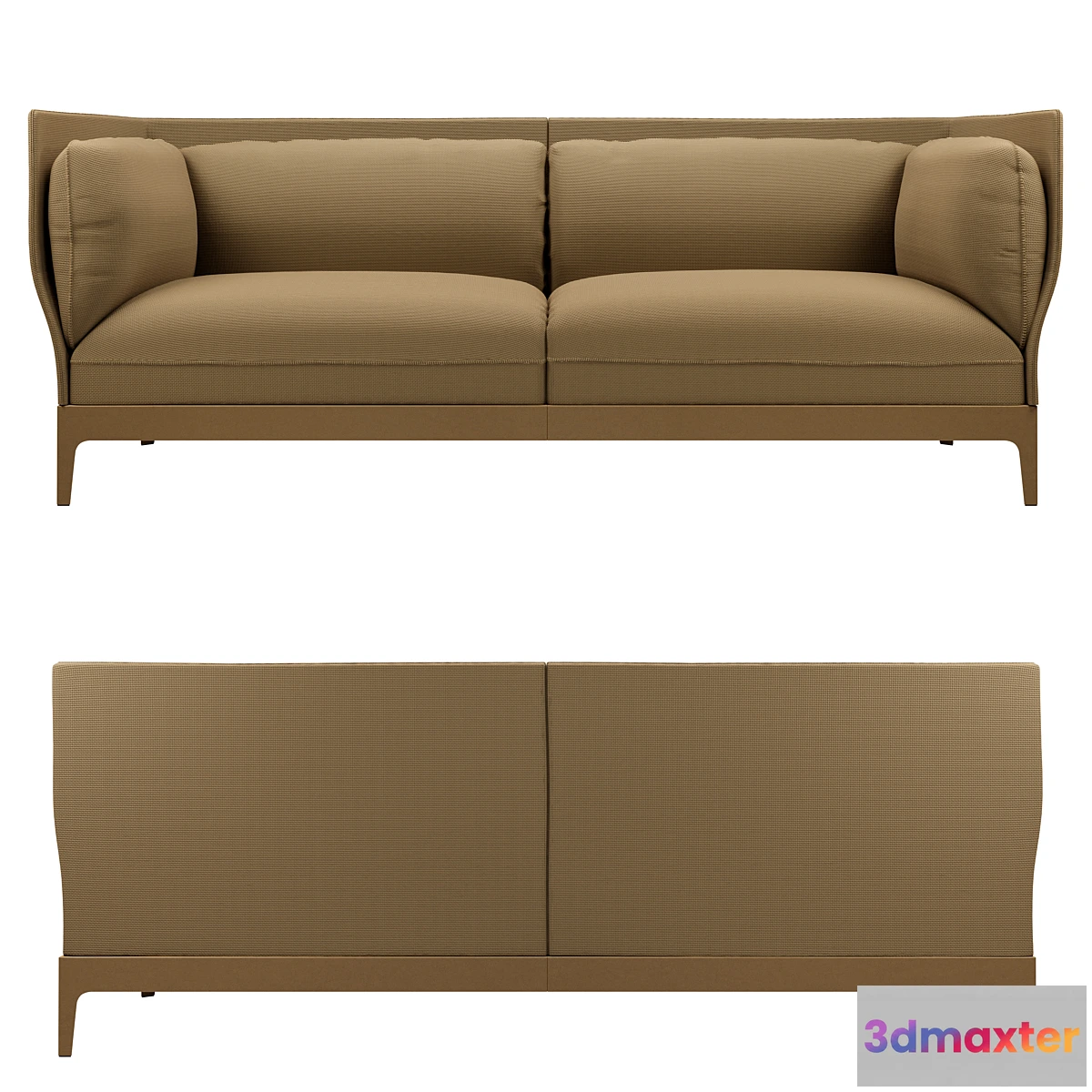 1337257 - Monica Forster Poltrona Frau Alone Sofa Cloth 3D Max