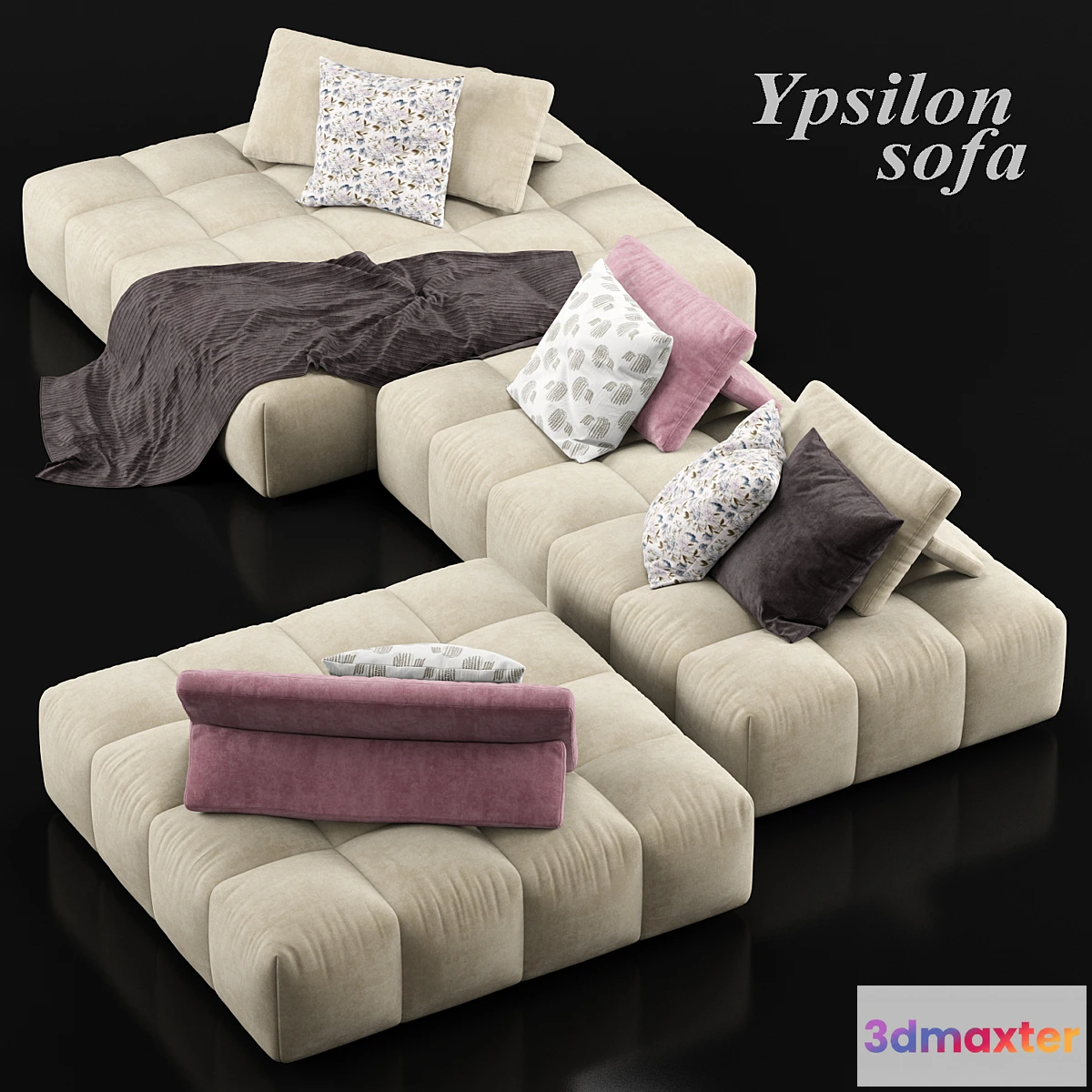 1337464 - Ypsilon sofa - Calligaris 3D Max