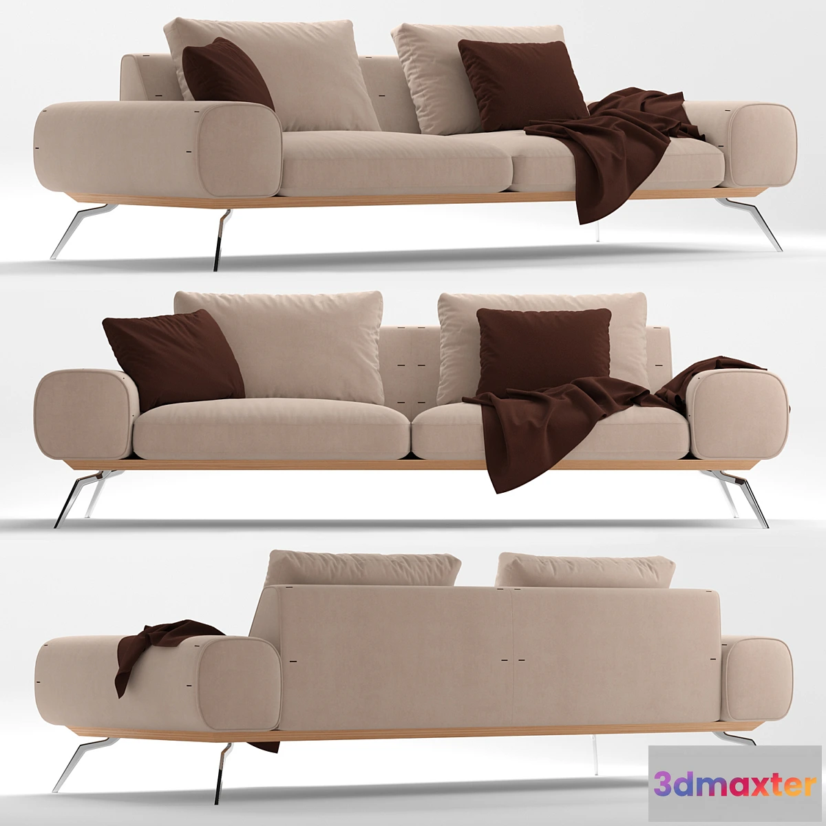 1337502 - Sofa Blanche Linda 3D Max