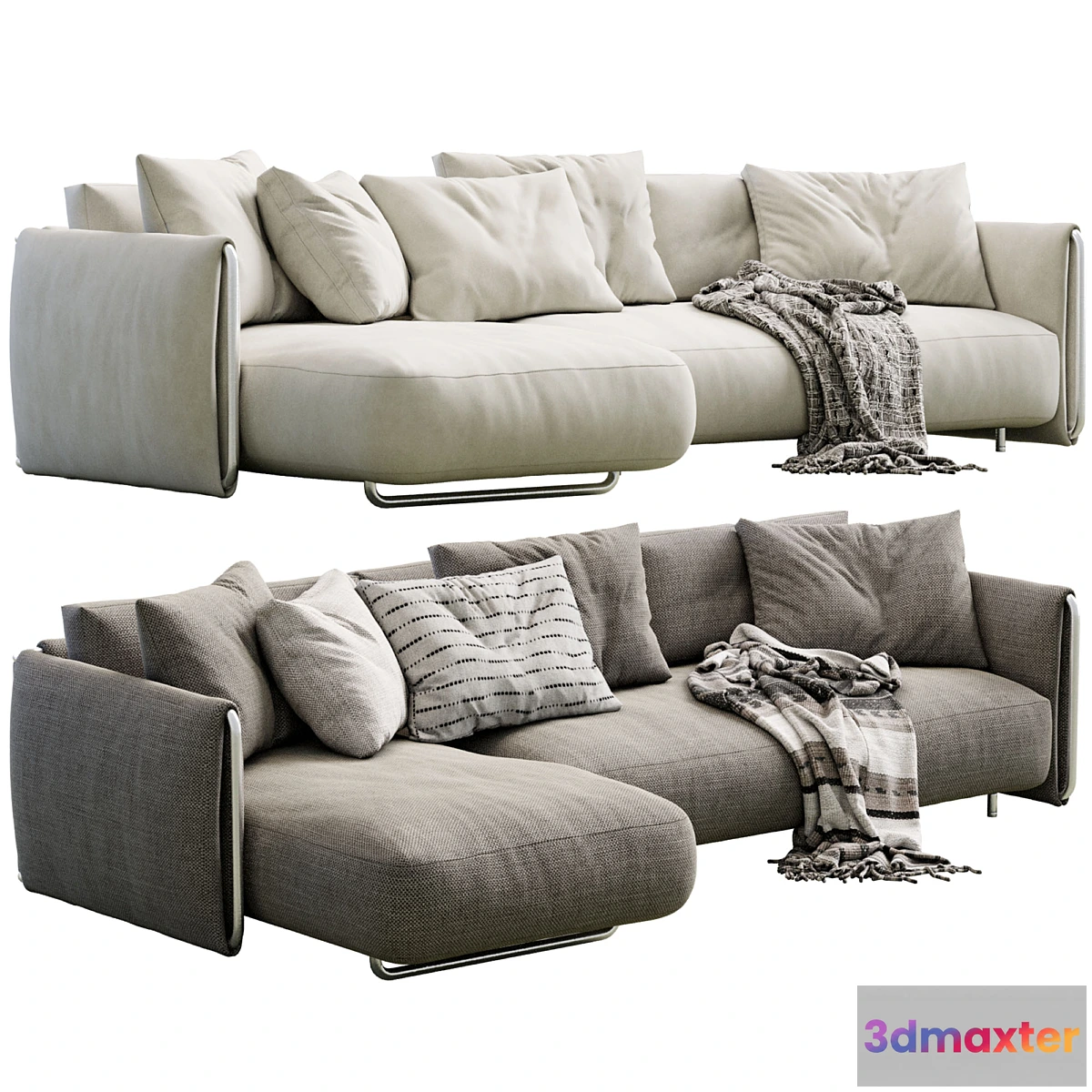 1337626 - Edmond Sofa By Flexform 3D Max