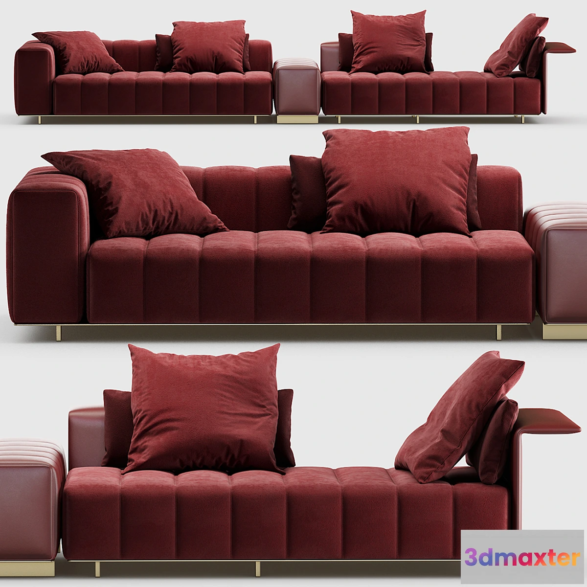 1337995 - Minotti Freeman seating system - No.2 3D Max