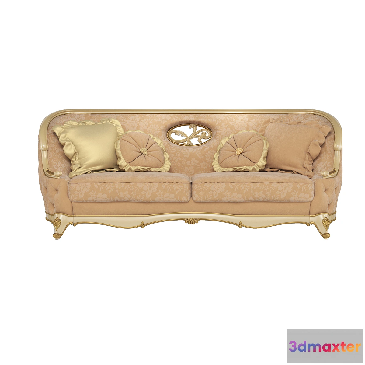 1338132 - Sofa 3 post Frandiss Coll. C 2017 3D Max