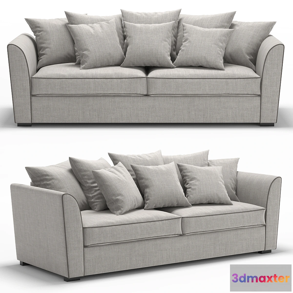 1338291 - Dantone  Sofa “Naples” 3D Max