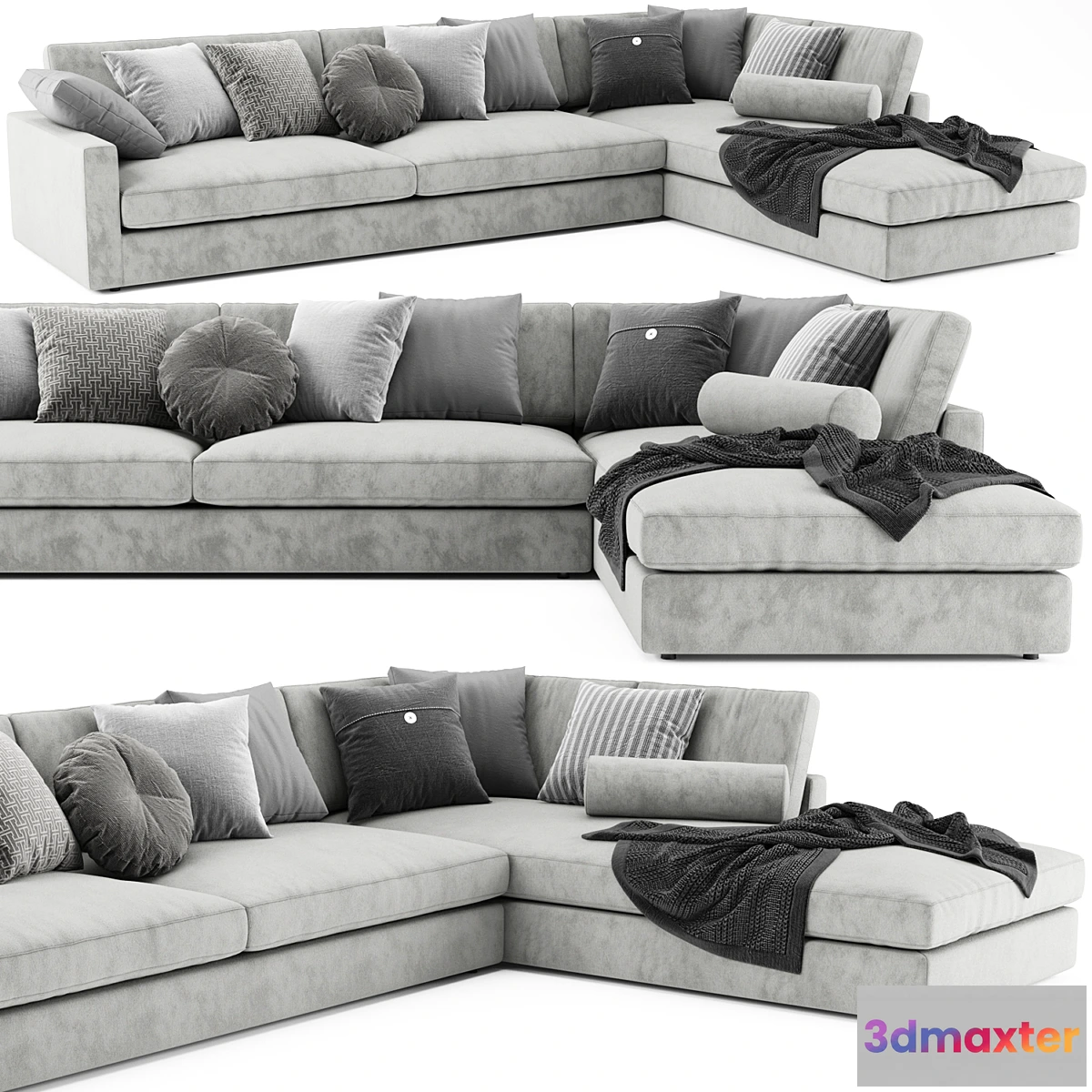 1339012 - Linteloo Fabio Terminal Chaise - No.2 3D Max